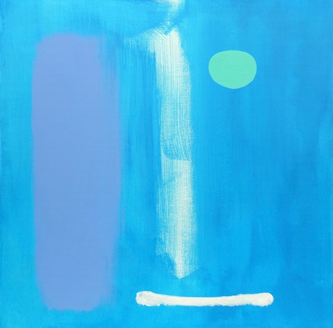 Rêve Bleu / 15.74 x 15.74 in (40 x 40 cm) Private Collection of Claude-Alain Anker (Switzerland)